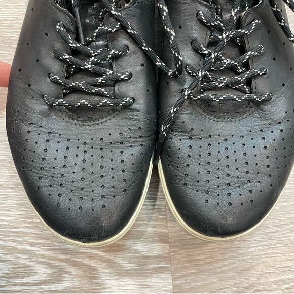 ECCO Black Mens Biom lifestyle Trainers Leather Sneakers - Picture 6 of 6